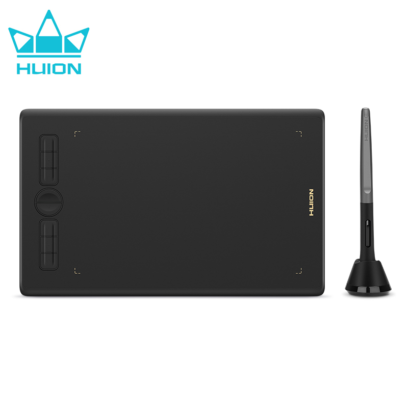 Drawing Pad Signature - Huion H580X Graphics Tablet Digital Battery-Free