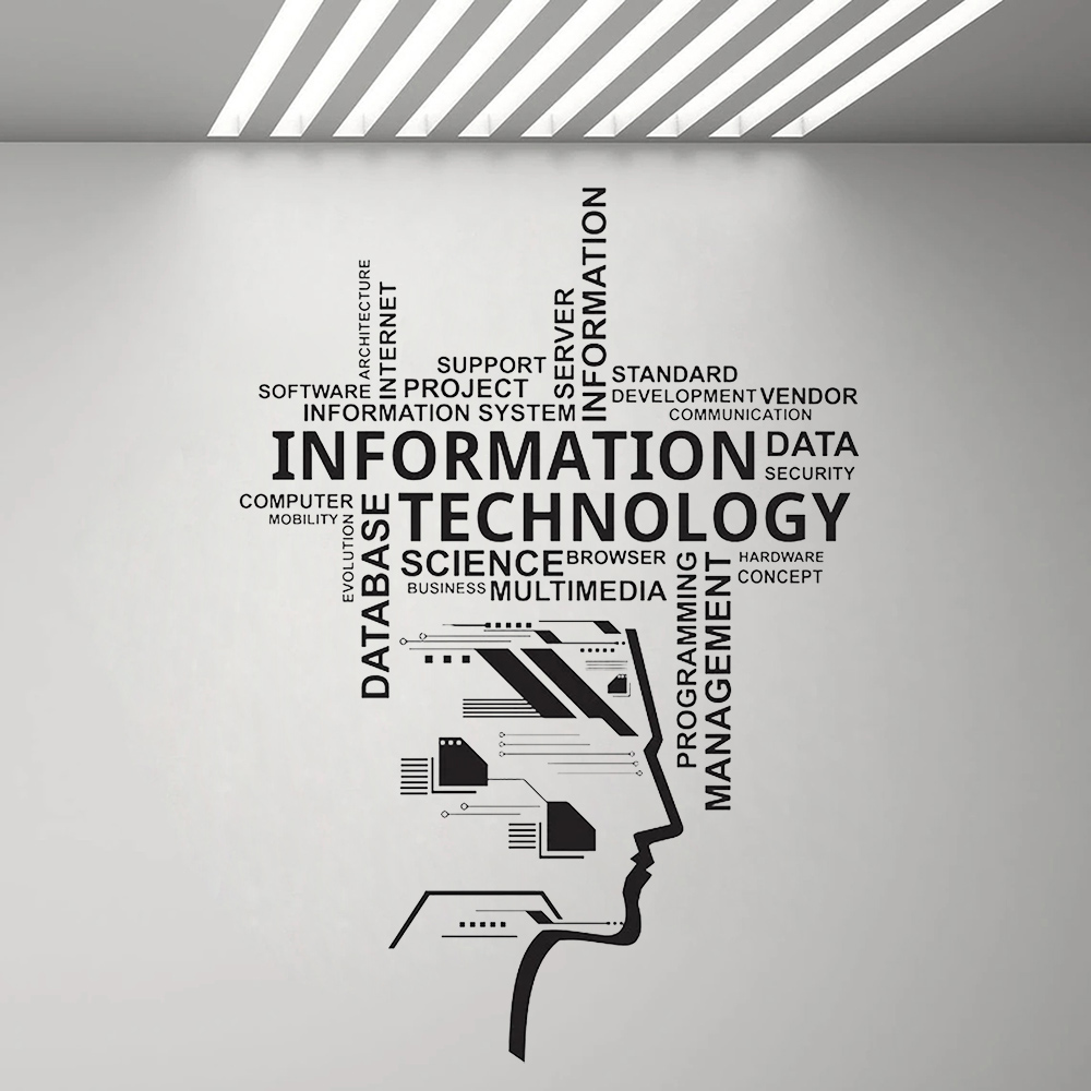 Information Technology Officer - Information Technology Vinyl Wall Decal Educational