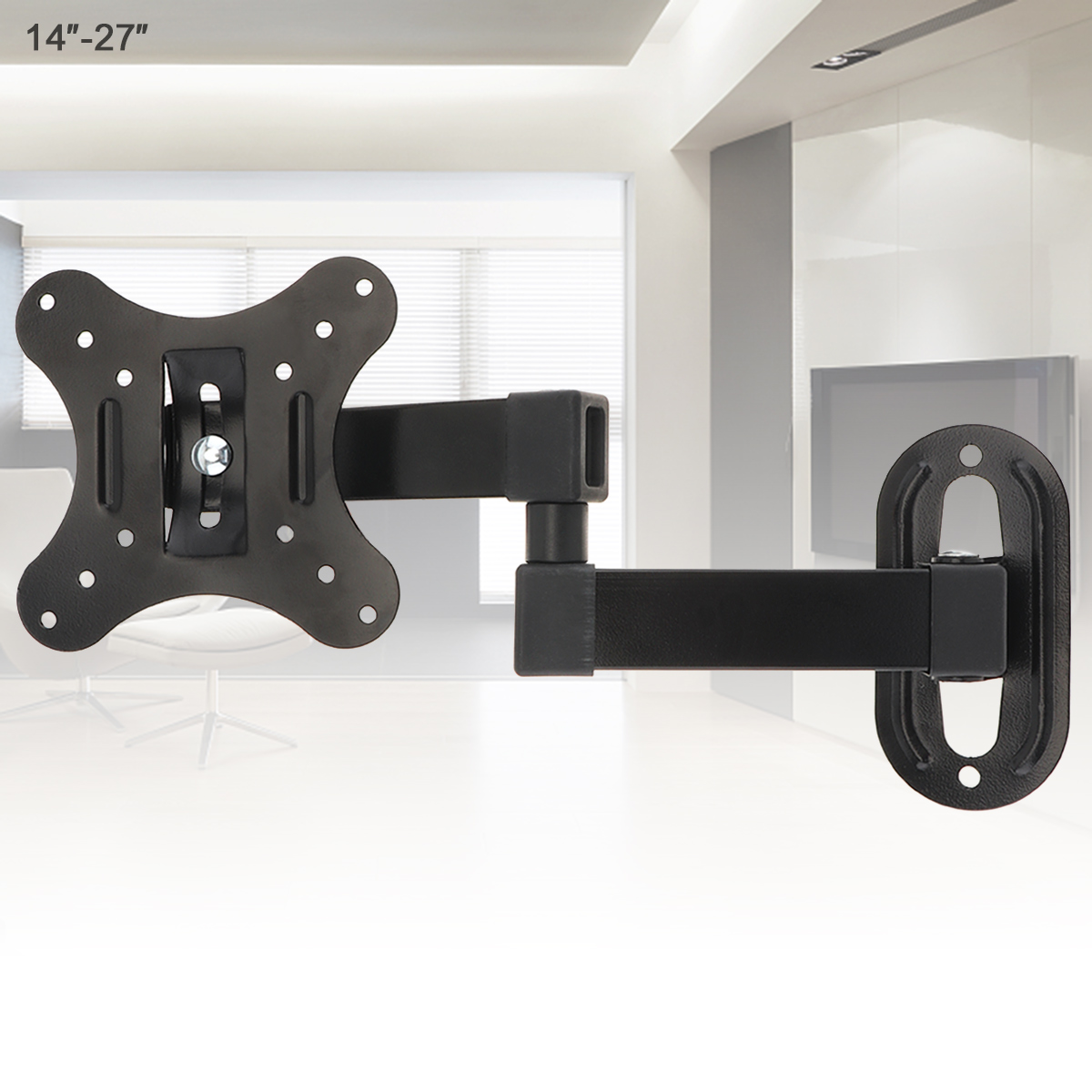 Flat Panel Mount Tilt - Universal 10KG Adjustable TV Wall Mount