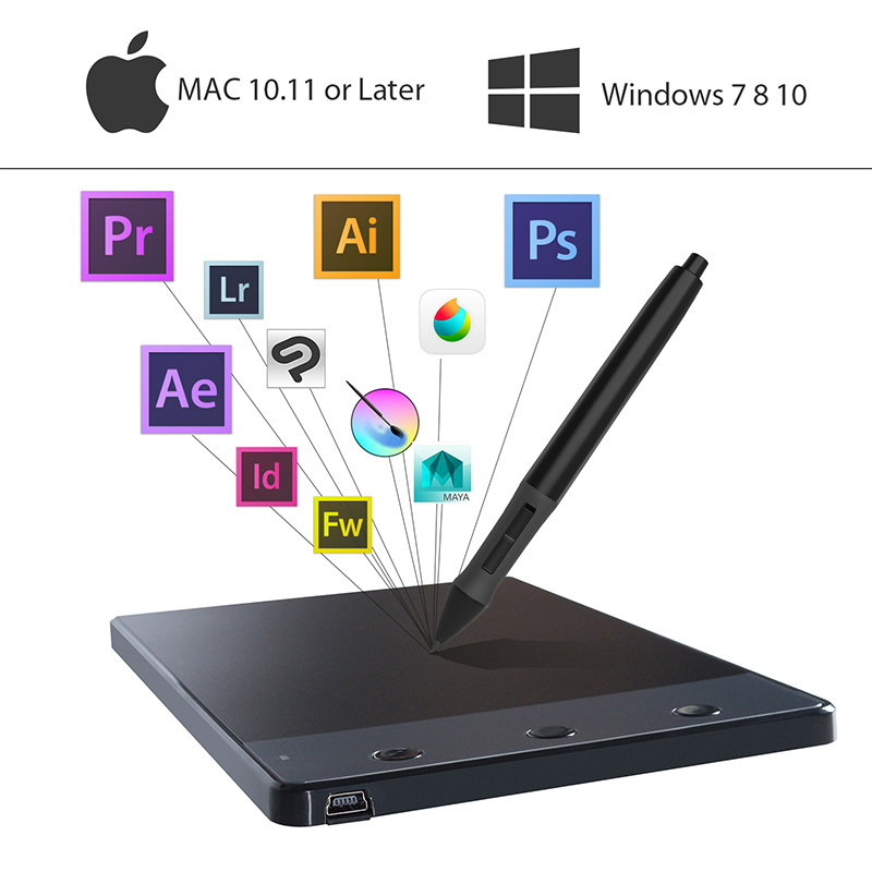 Professional Graphic Drawing T - Drawing Pad Signature 评论和价格