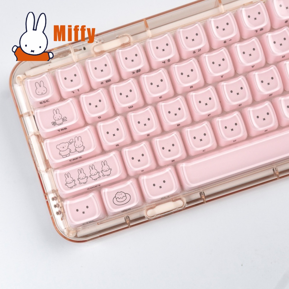Kawaii Miffy Keycaps Cute Rabb - Office Tech 评论和价格