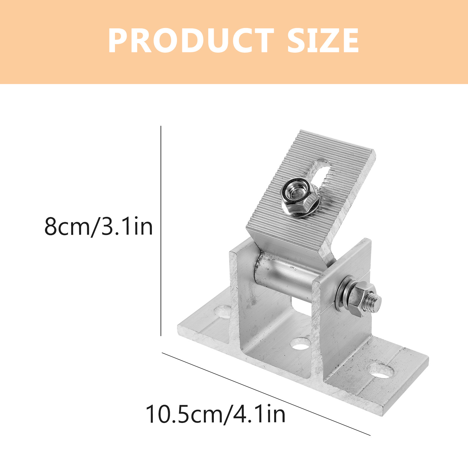 4Pcs Adjustable Solar Panel Mo - Flat Panel Mount Tilt 评论和价格