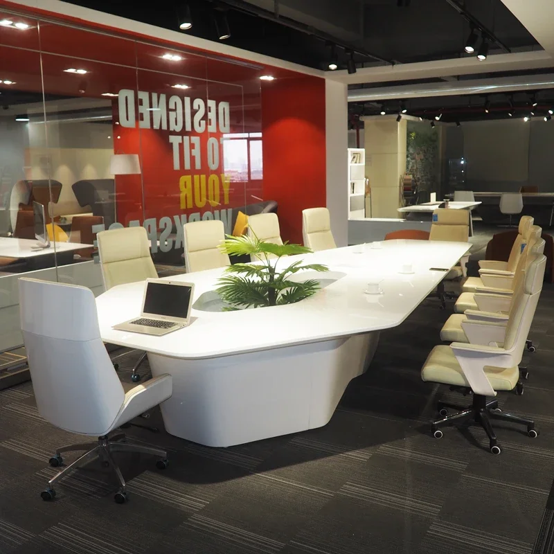 Modern White High Tech Smart O - Office Tech Furniture 评论和价格