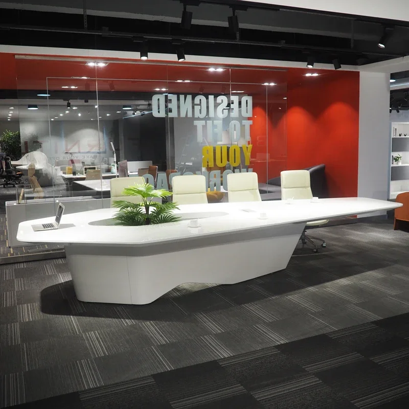 Modern White High Tech Smart O - Office Tech Furniture 评论和价格