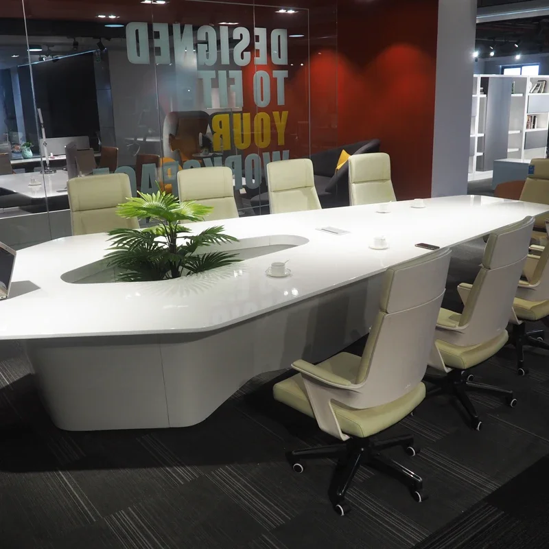 Modern White High Tech Smart O - Office Tech Furniture 评论和价格