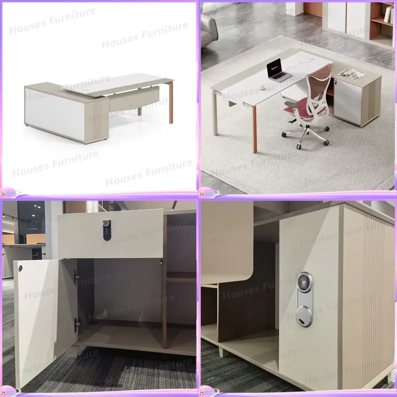 L Shaped Executive Desk Modern - Office Tech Furniture 评论和价格
