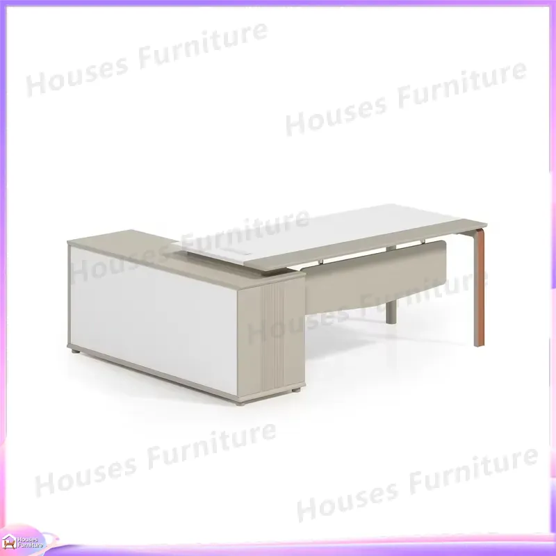 L Shaped Executive Desk Modern - Office Tech Furniture 评论和价格
