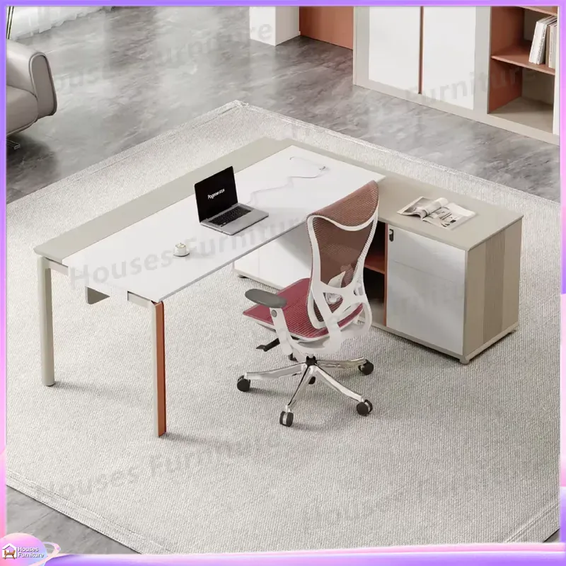 L Shaped Executive Desk Modern - Office Tech Furniture 评论和价格