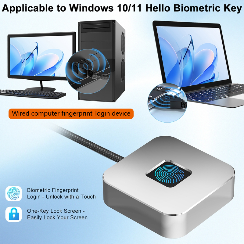 USB Fingerprint Reader with 5f - Fingerprint Reader Usb 评论和价格