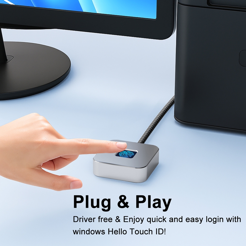 USB Fingerprint Reader with 5f - Fingerprint Reader Usb 评论和价格