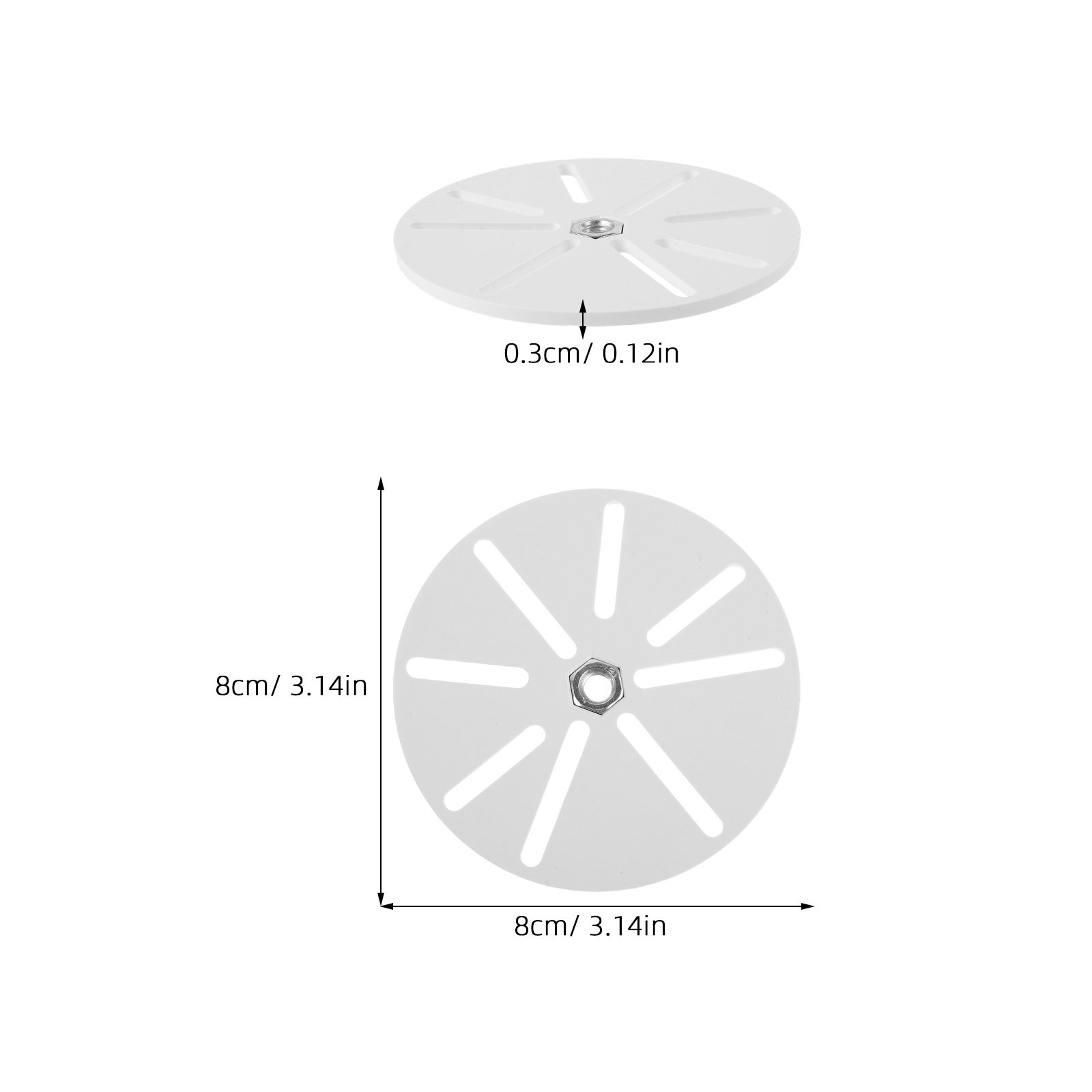 Premium Round Plate Mount Brac - Flat Panel Mount Tilt 评论和价格