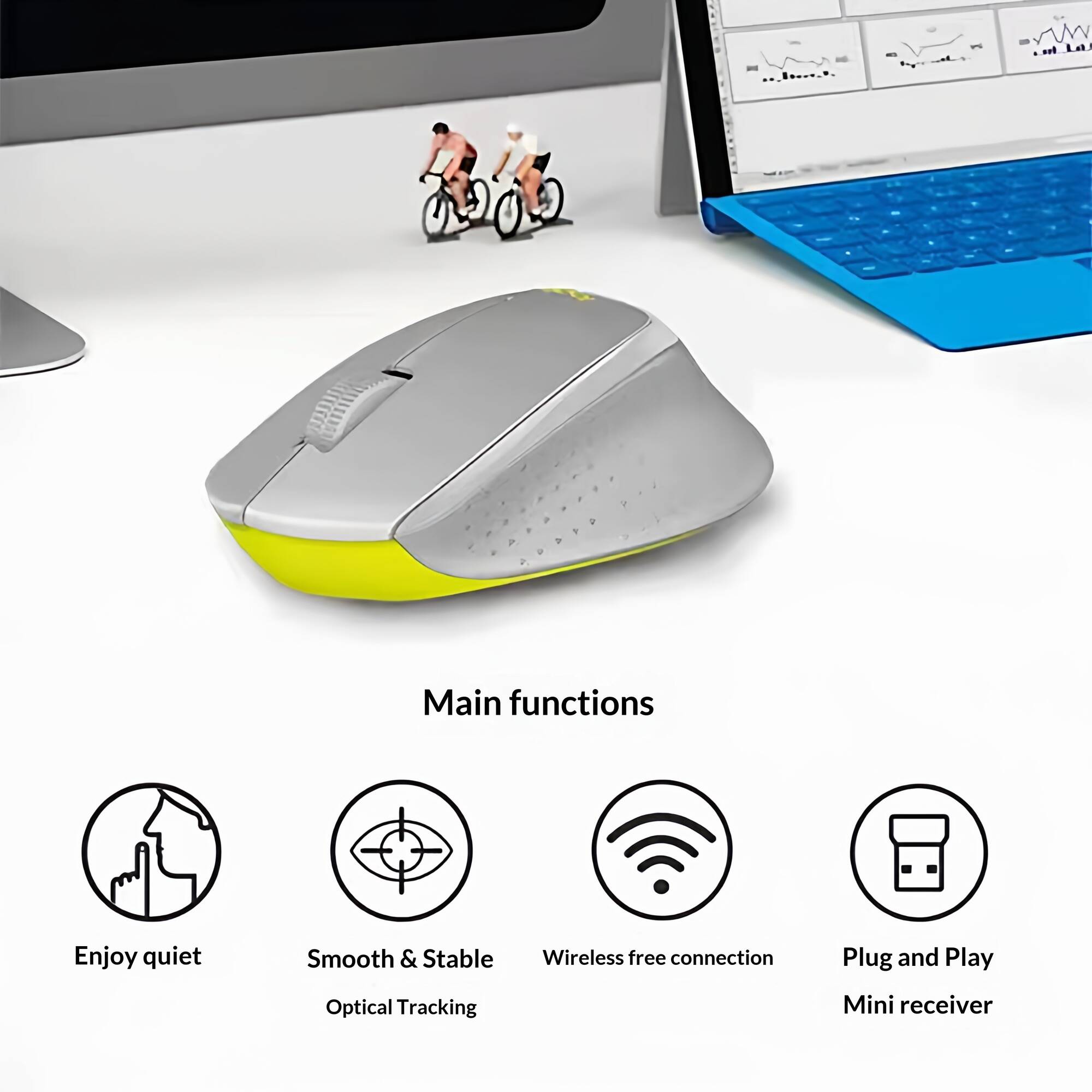 Logitech M330 Silent Wireless  - Tech Office Environment 评论和价格