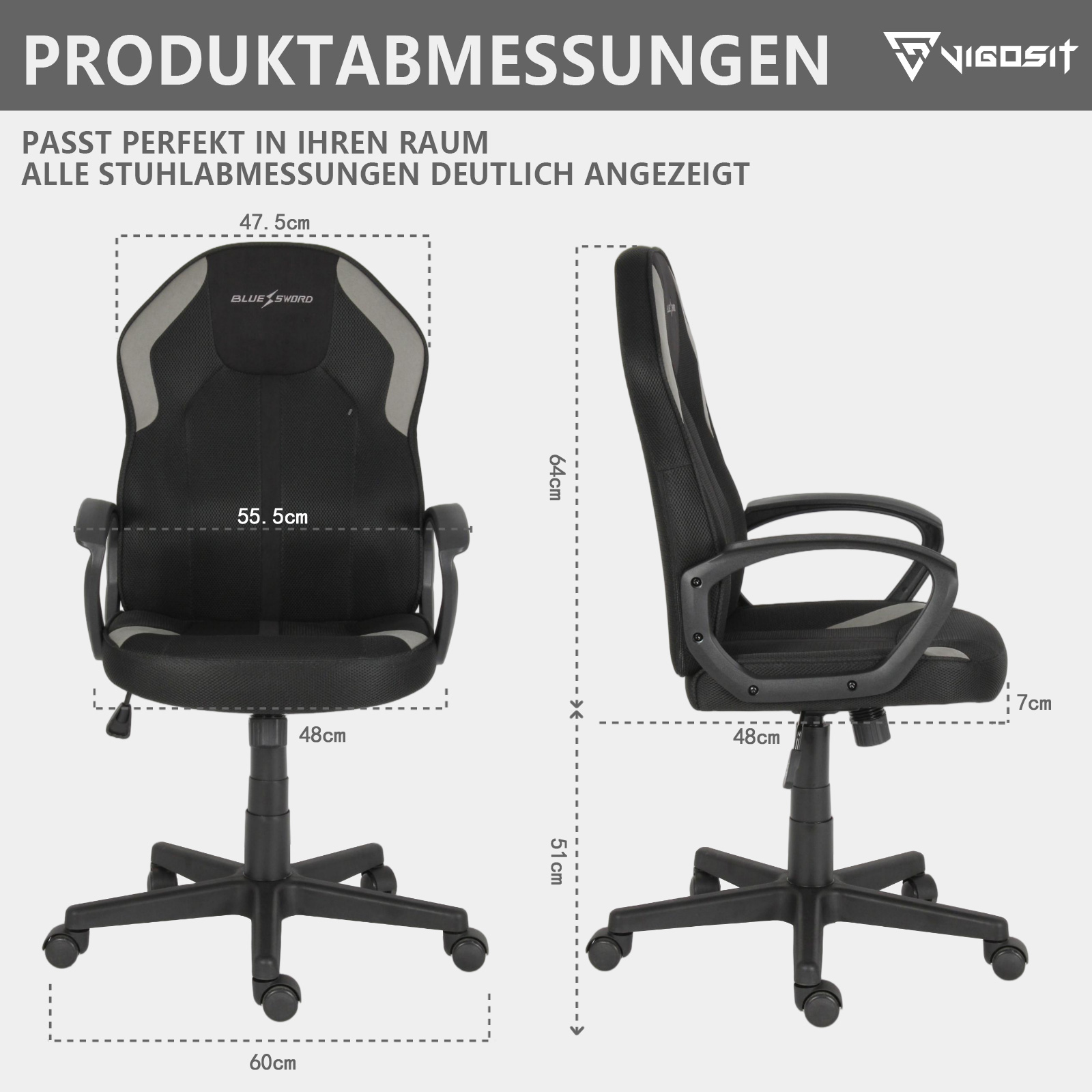 Vigosit Ergonomic Office Chair - Office Tech Furniture 评论和价格