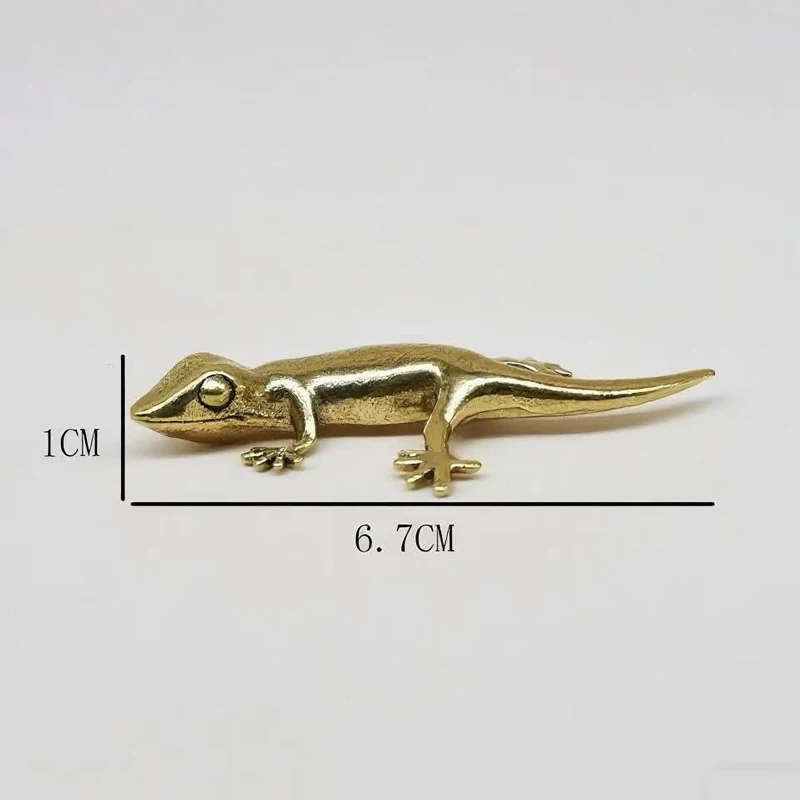 Handmade Bronze Retro Gecko Li - Office Tech 评论和价格