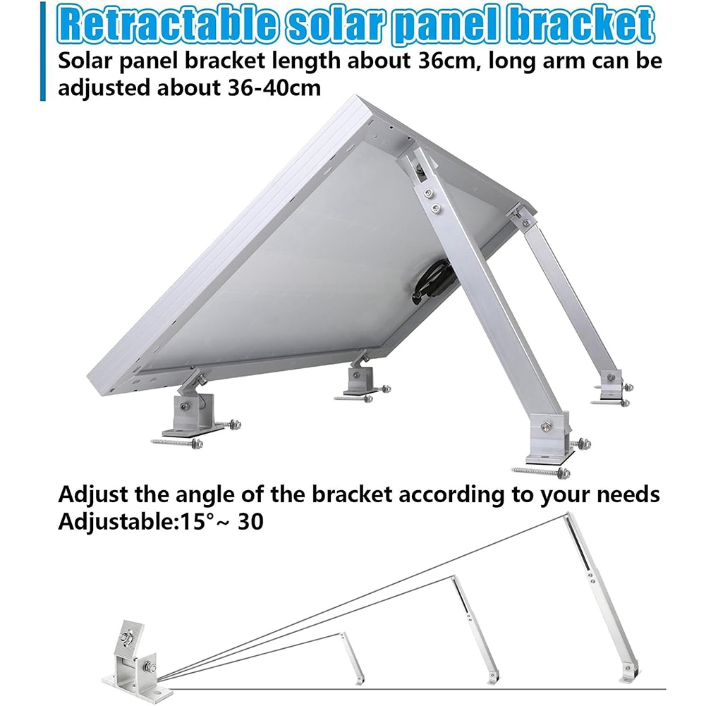 A74E-Adjustable Solar Panel Ti - Flat Panel Mount Tilt 评论和价格