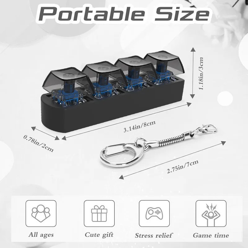 4Keys Finger Button Anti-stres - Office Tech 评论和价格